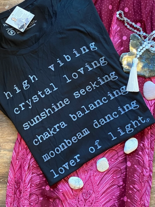 Lover of Light - Oversized, Flowy, Off the Shoulder Tee
