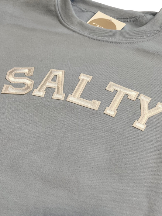 Salty Sweatshirt Close Up Image
