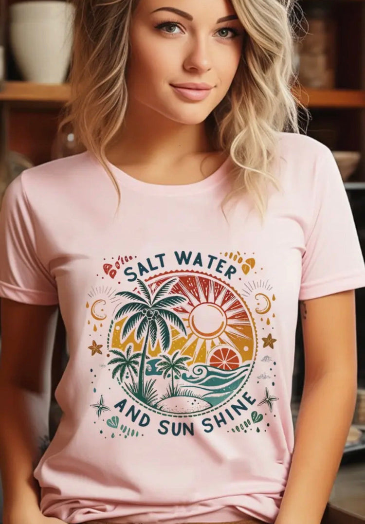 Salt Water and Sun Shine on Model