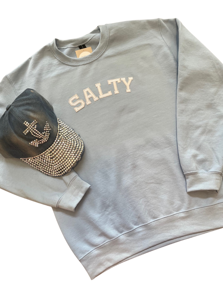 Salty - Ladies Crewneck Sweatshirt